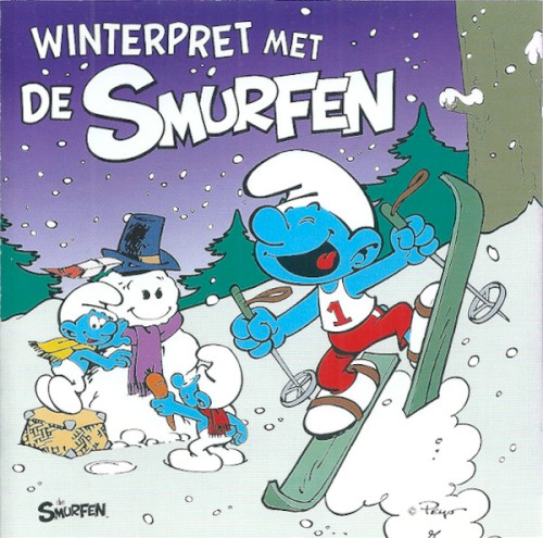 Winterpret met de Smurfen