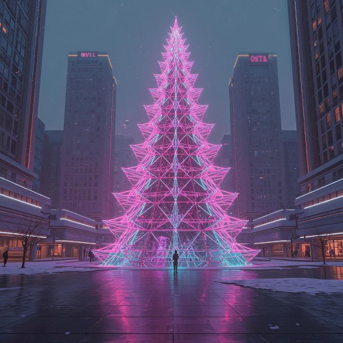 Mistletoe Moods: Smooth Holiday Synthwave