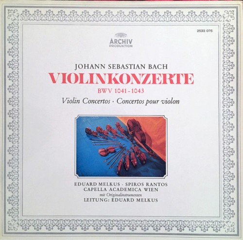 Violinkonzerte, BWV 1041-1043