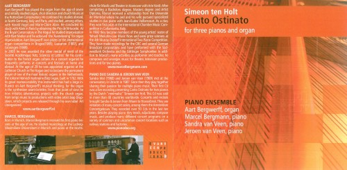 Canto Ostinato for Three Pianos and Organ