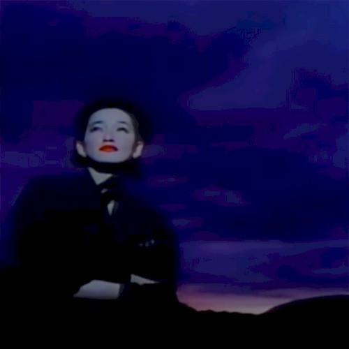 紫の夕暮れ
