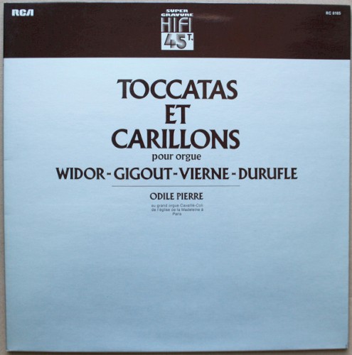Toccatas et carillons pour orgue