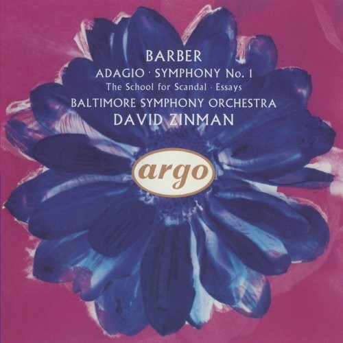 Adagio for Strings / Symphony no. 1 / The School for Scandal