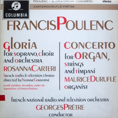 Gloria / Concerto for Organ, Strings and Timpani