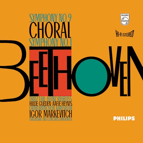 Symphony no. 9 ‘Choral’ / Symphony no. 1