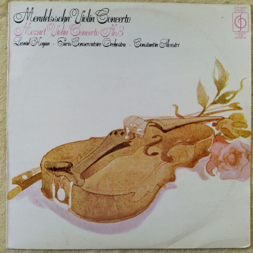 Mendelssohn: Violin Concerto / Mozart: Violin Concerto no. 3