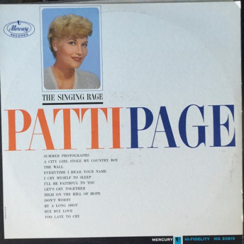 The Singing Rage Patti Page