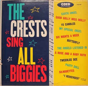 The Crests Sing All Biggies
