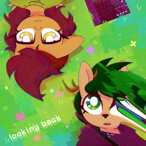 looking back