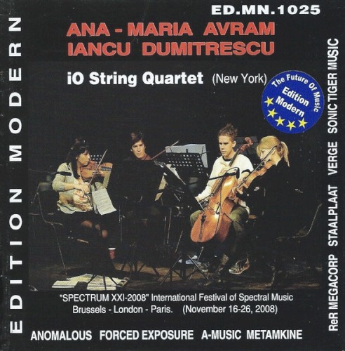 Avram: Nouvelle Axe (V) / Ikarus / Dumitrescu: Spectrum (VI) / Perspective au movemur