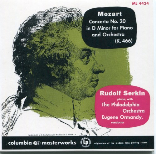 Piano Concerto no. 20 in D minor, K. 466 / Piano Concerto no. 22 in E-flat major, K. 482
