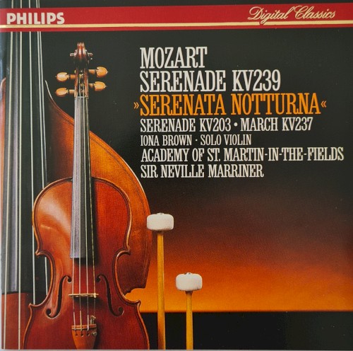 Serenade KV 239 "Serenata Notturna" / Serenade KV 203 / March KV 237