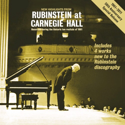 New Highlights from “Rubinstein at Carnegie Hall” – Recorded During the Historic 10 Recitals of 1961