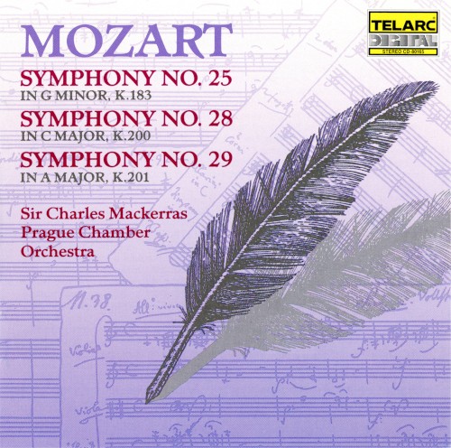 Symphonies no. 25, no. 28 & no. 29