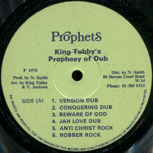 King Tubby’s Prophesy of Dub