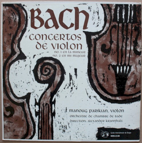 Concertos de Violon N°1 en la Mineur & N°2 en Mi Majeur