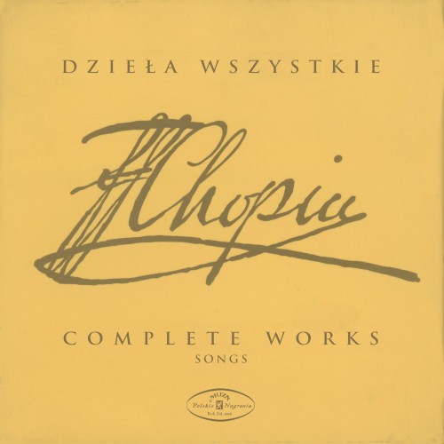 Dzieła Wszystkie: Pieśni