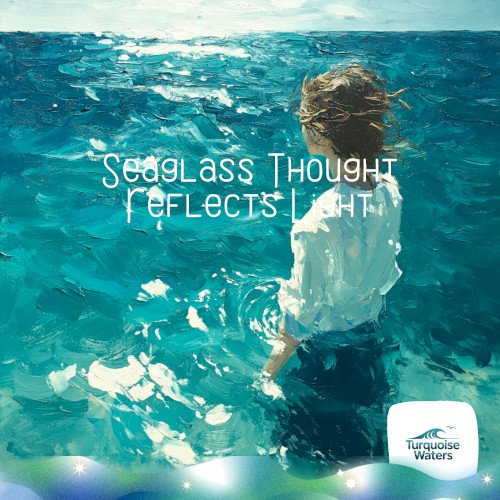 Seaglass Thought Reflects Light