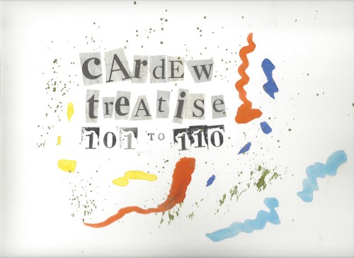 Cardew Treatise: 101 to 110