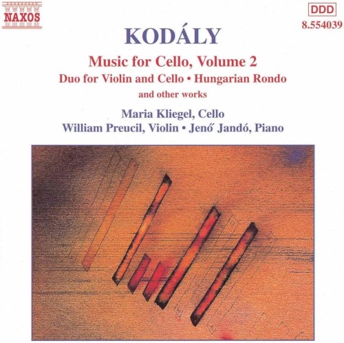 Music for Cello, Volume 2: Duo for Violin and Cello / Hungarian Rondo