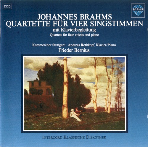 Quartette für vier Singstimmen mit Klavierbegleitung