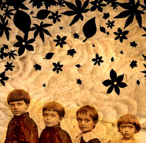 Picture Puzzle Pattern Door