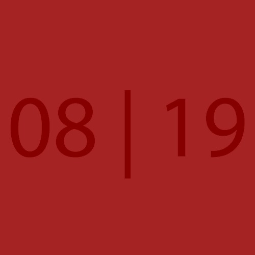 Calendar - 08 | 19