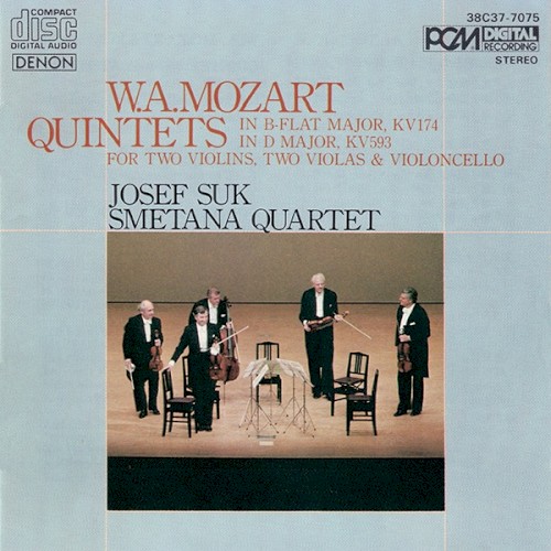 Quintets for Two Violins, Two Violas and Violoncello: in B-flat major, KV 174 / in D major, KV 593