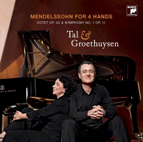 For four hands: Octet, op. 20 / Symphony no. 1, op. 11