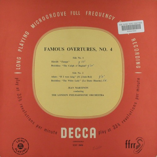 Famous Overtures, No. 4