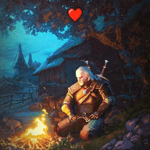 The Witcher but it's lofi beats