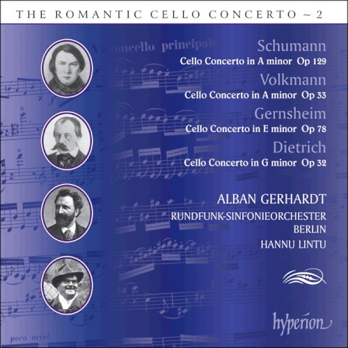The Romantic Cello Concerto, Volume 2: Schumann: Cello Concerto in A minor, op. 129 / Volkmann: Cello Concerto in A minor, op. 33 / Gernsheim: Cello Concerto in E minor, op. 78 / Dietrich: Cello Concerto in G minor, op. 32
