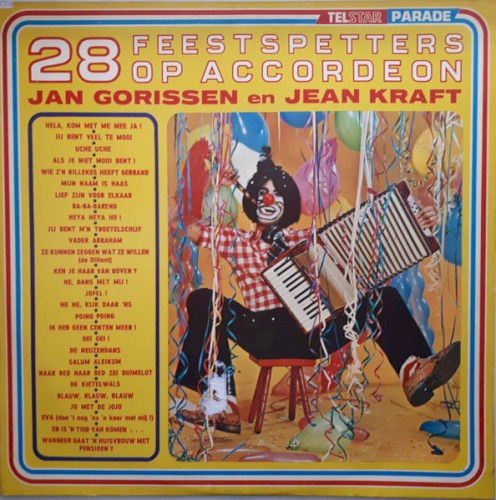 28 feestspetters op accordeon