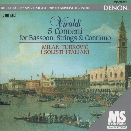 5 Concerti for Bassoon, Strings & Continuo