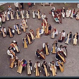 Harpe celtique et flute