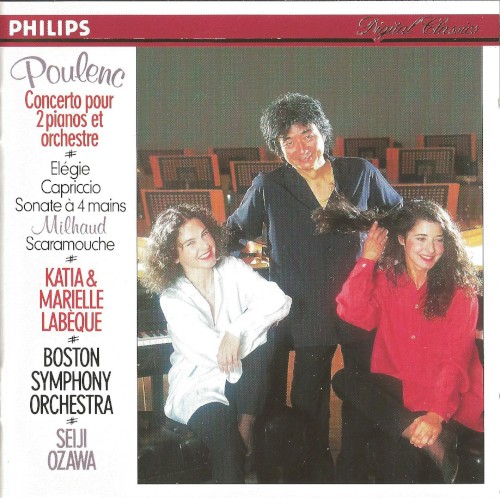 Poulenc: Concerto pour 2 pianos et orchestre / Milhaud: Scaramouche