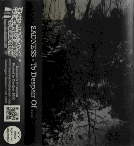 To Despair Of…