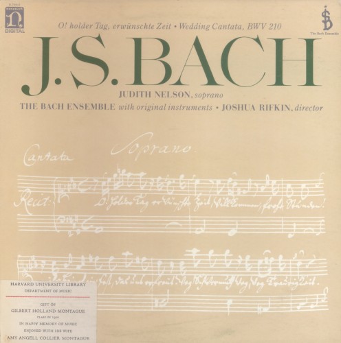 Wedding Cantata, BWV 210