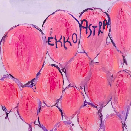pink balloons
