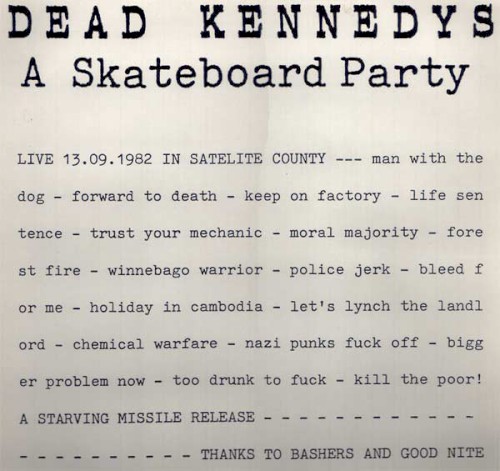 A Skateboard Party