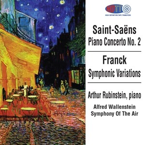 Saint-Saens Piano Concerto No. 2 - Franck Symphonic Variations - Rubinstein, piano