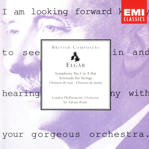 Symphony no. 1 in A-flat / Serenade for Strings / Chanson de nuit / Chanson de matin