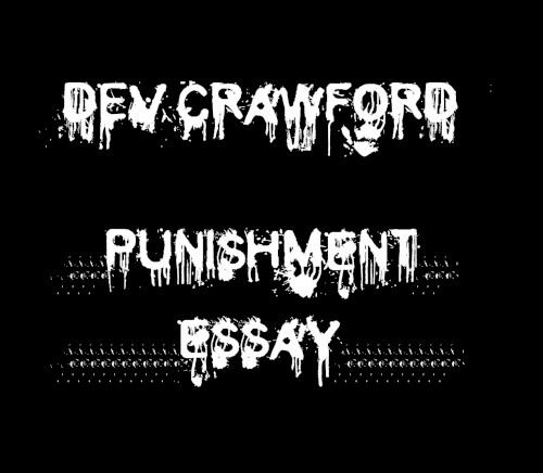 Punishment Essay, Volume 1