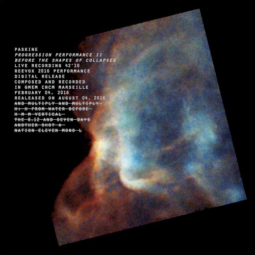 Progression Performance II - Before The Shapes of Collapses