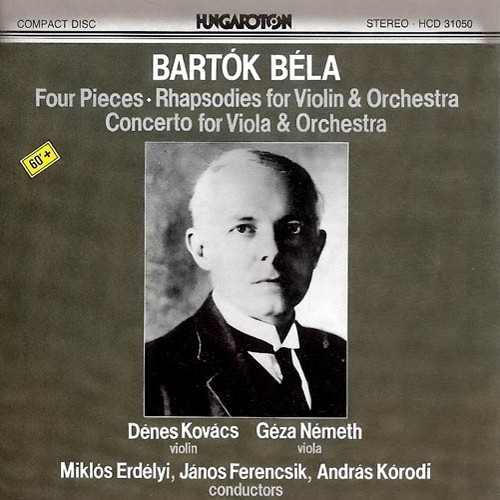 Four Pieces / Rhapsodies For Violin & Orchestra / Concerto For Viola & Orchestra