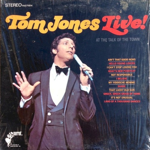Tom Jones Live! at the Talk of the Town