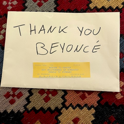 Thank you Beyoncé (For Not Responding)