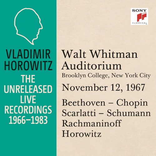 Vladimir Horowitz in Recital at Brooklyn College New York City November 12 1967