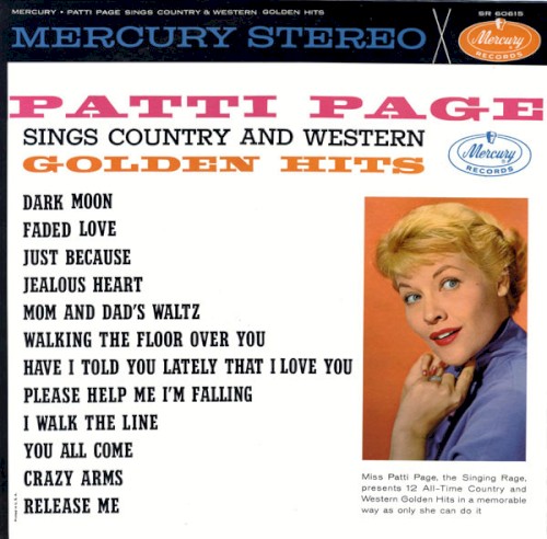 Patti Page Sings Country and Western Golden Hits