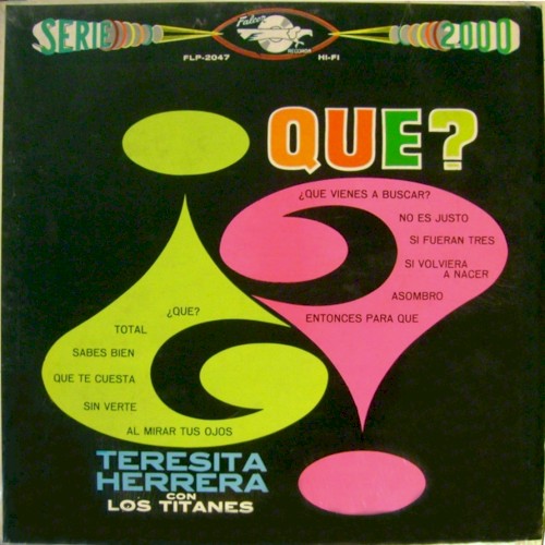 ¿Que?